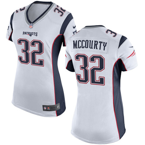 Women's Elite Devin McCourty Nike Jersey White Road - #32 NFL New England Patriots